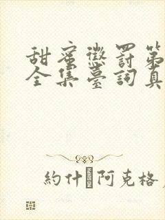 甜蜜惩罚第二季全集台词真人版