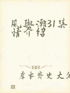 风与潮31集剧情介绍