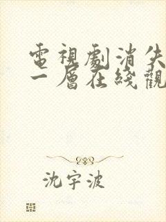 电视剧消失的十一层在线观看免费封面