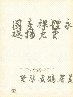 国产裸体永久无遮挡免费
