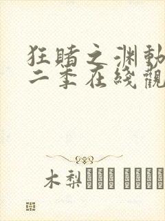 狂赌之渊动漫第二季在线观看完整免费高清封面