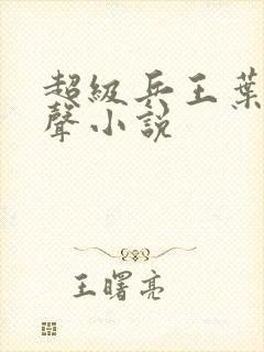 超级兵王叶谦有声小说