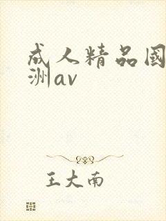 成人精品国产亚洲av封面