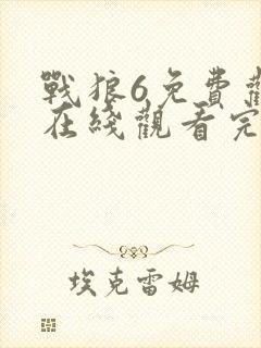 战狼6免费观看在线观看完整高清