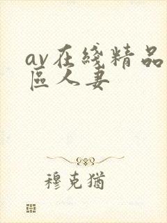 av在线精品一区人妻