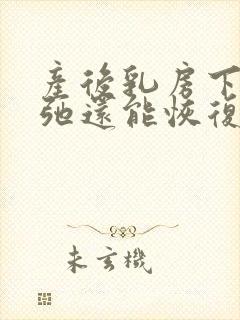 产后乳房下垂松弛还能恢复吗?