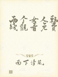 两个女人韩剧在线观看免费全集电视剧高清