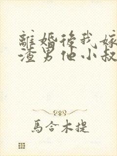 离婚后我嫁给了渣男他小叔完整版