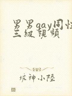男男gay同性三级视频