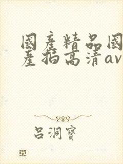 国产精品国产自产拍高清av