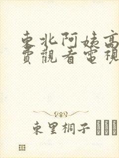 东北阿姨高清免费观看电视剧封面
