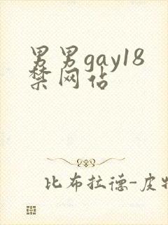 男男gay18禁网站