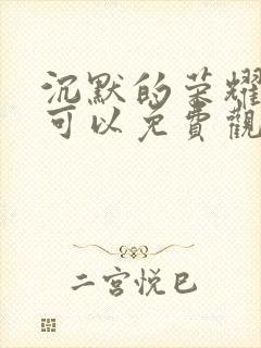沉默的荣耀哪里可以免费观看