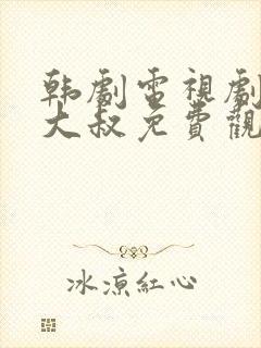 韩剧电视剧我的大叔免费观看
