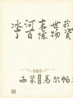 冰河末世我囤积了百亿物资小说txt下载