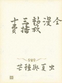 十三动漫全集免费播放