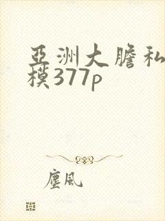 亚洲大胆私拍国模377p