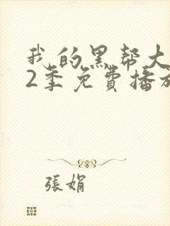 我的黑帮大佬第2季免费播放在线观看全集