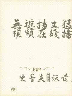 无遮挡又猛又色视频在线播放