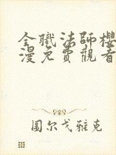 全职法师樱花动漫免费观看第一季