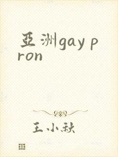 亚洲gay pron封面