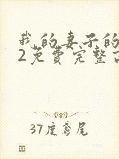 我的妻子的姐姐2免费完整高清电视剧封面