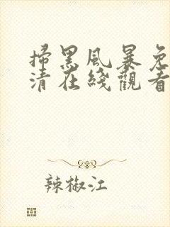 扫黑风暴免费高清在线观看电视剧