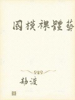 国模裸体艺术封面