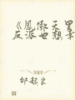 《凤傲天里黄毛反派也想幸福》txt封面