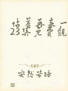 站着再来一次第23集免费观看视频