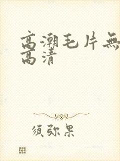 高潮毛片无遮挡高清