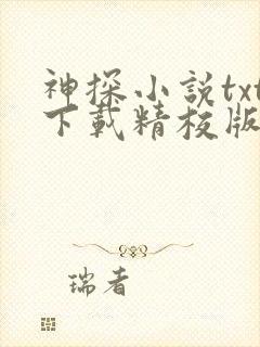 神探小说txt下载精校版