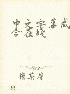 中文字幕成人综合在线