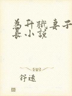 为升职妻子张行长小说封面
