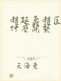 赵延寿赵匡胤是什么关系
