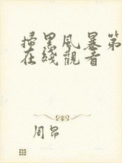 扫黑风暴第六集在线观看