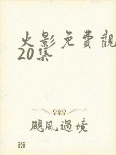火影免费观看720集