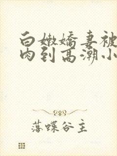 白嫩娇妻被壮汉肉到高潮小说封面