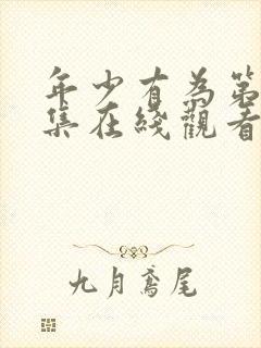年少有为第10集在线观看免费播放
