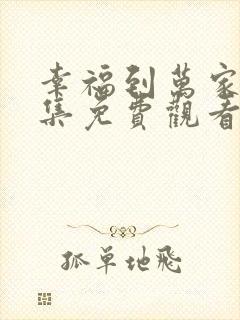 幸福到万家30集免费观看