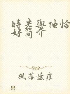 时光与他恰是正好简介封面