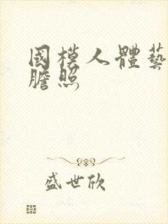 国模人体艺术大胆照