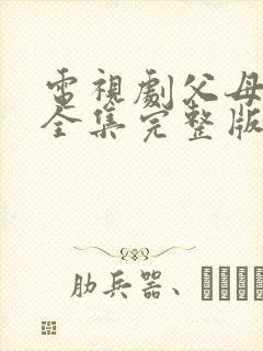 电视剧父母爱情全集完整版在线