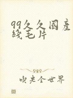 99久久国产在线毛片