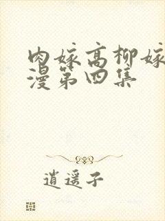 肉嫁高柳嫁家动漫第四集封面