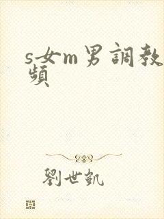 s女m男调教视频