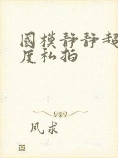 国模静静超大尺度私拍