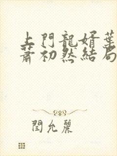 上门龙婿叶辰和萧初然结局封面