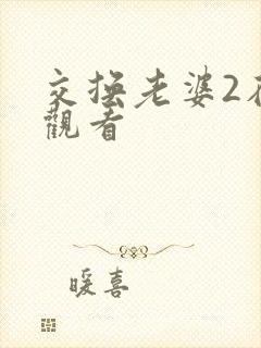 交换老婆2在线观看