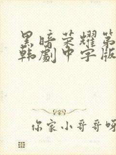 黑暗荣耀第二季韩剧中字版全集